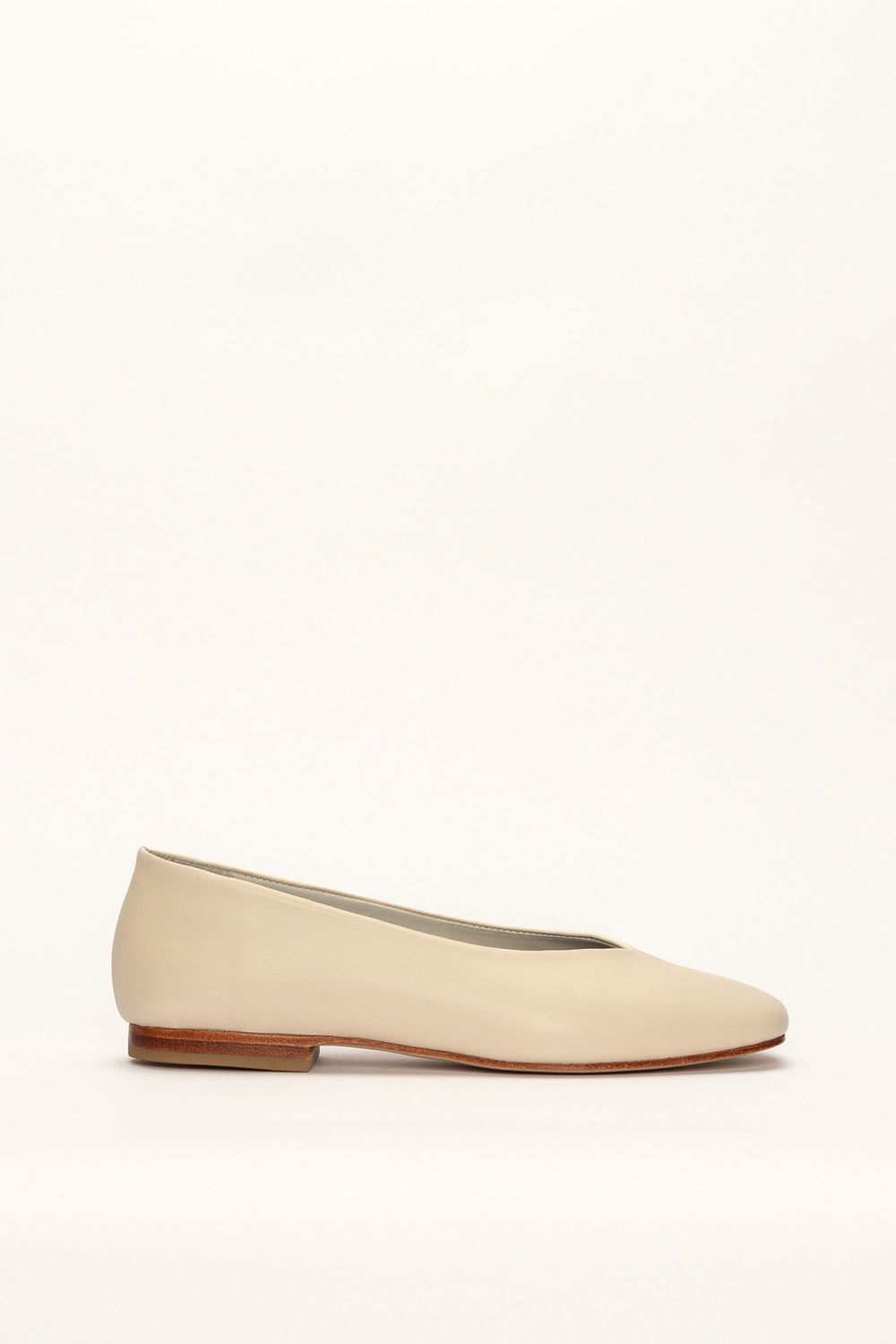 New Ama Flat Shoes in Tan