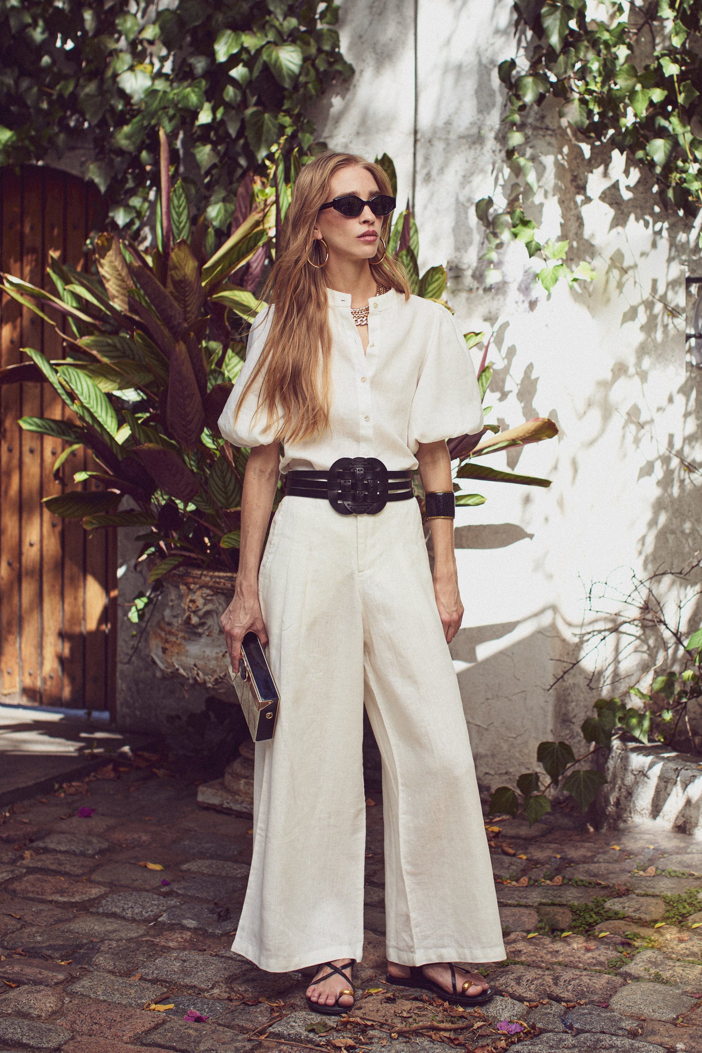 Cape Linen Pants - Off-White