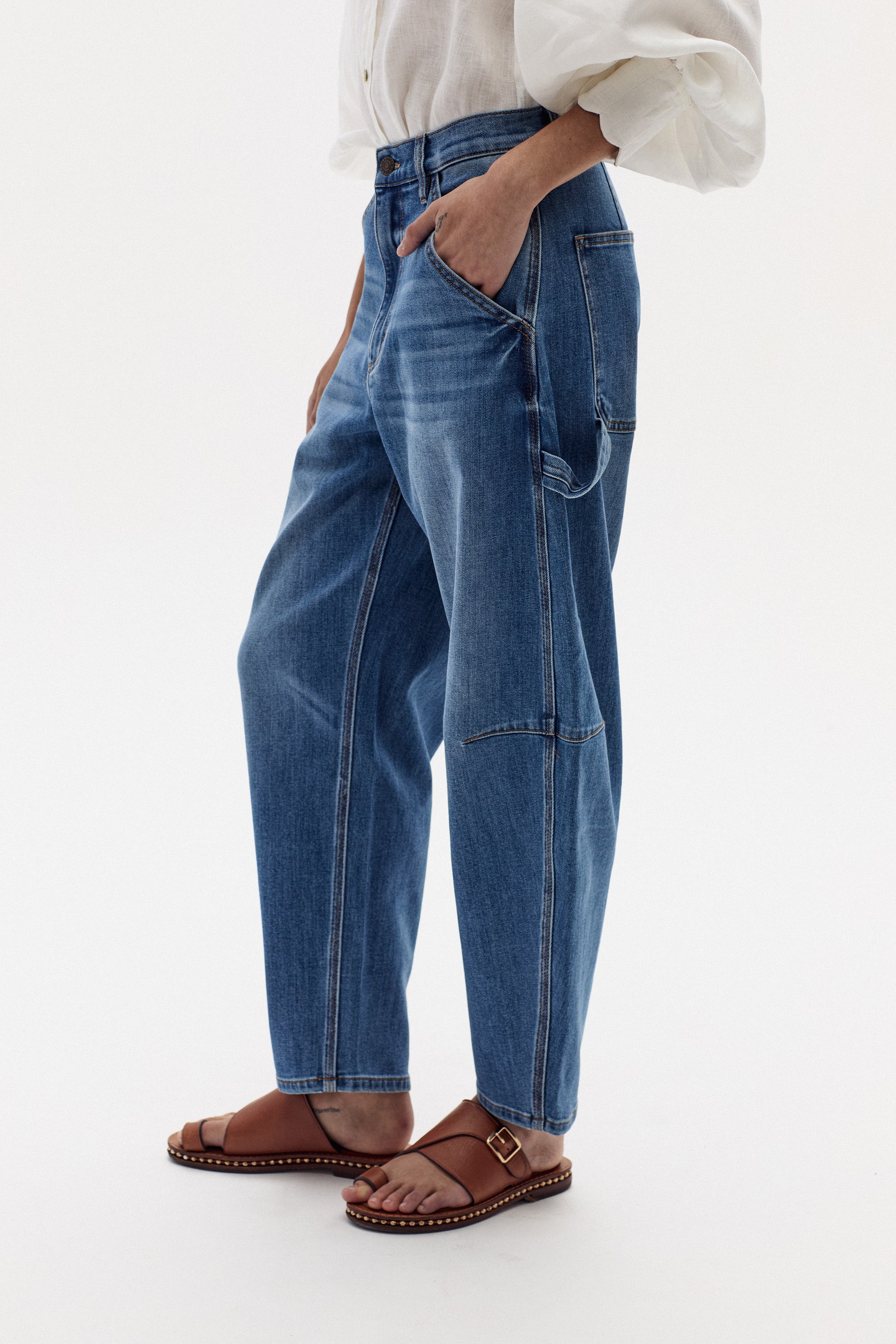 Ambar Denim Pants - Washed Indigo – Lanhtropy