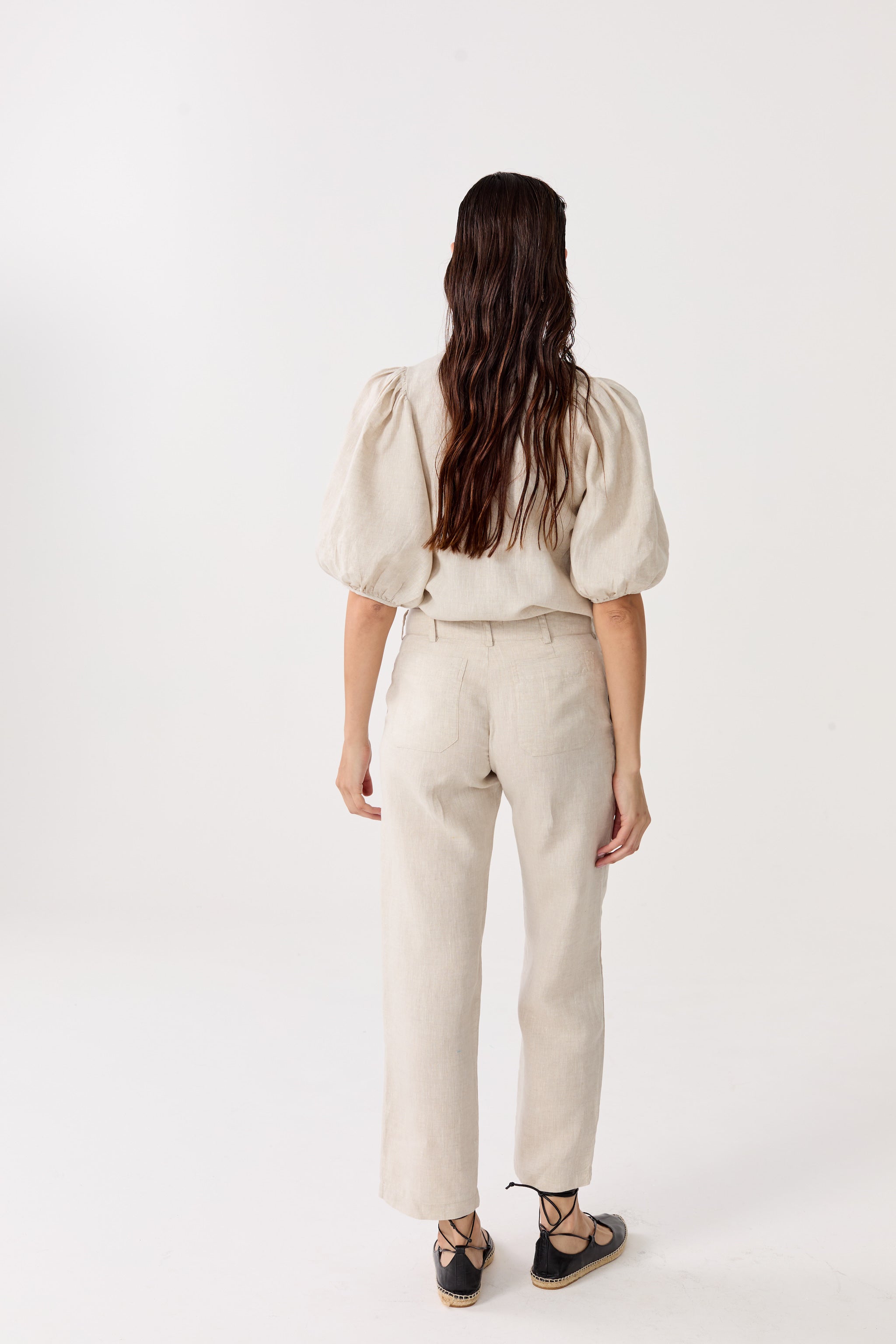 【H】neau linen tops cream linen tops (-cream-) – NEAU