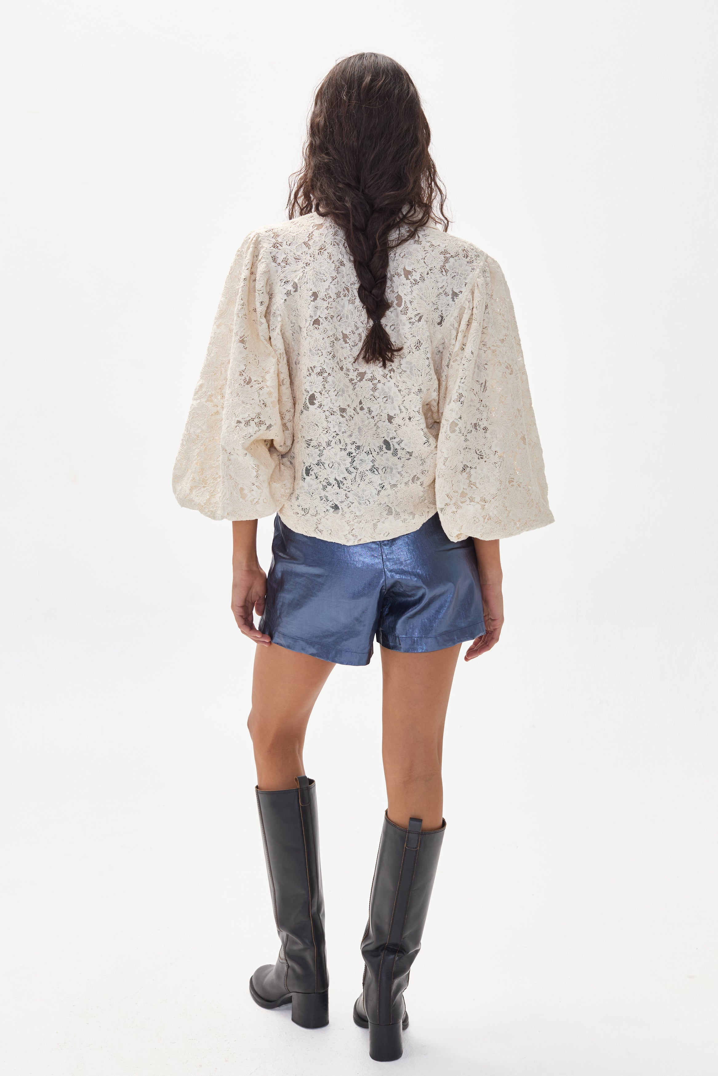 Claire Cotton Lace Shirt - Natural – Lanhtropy