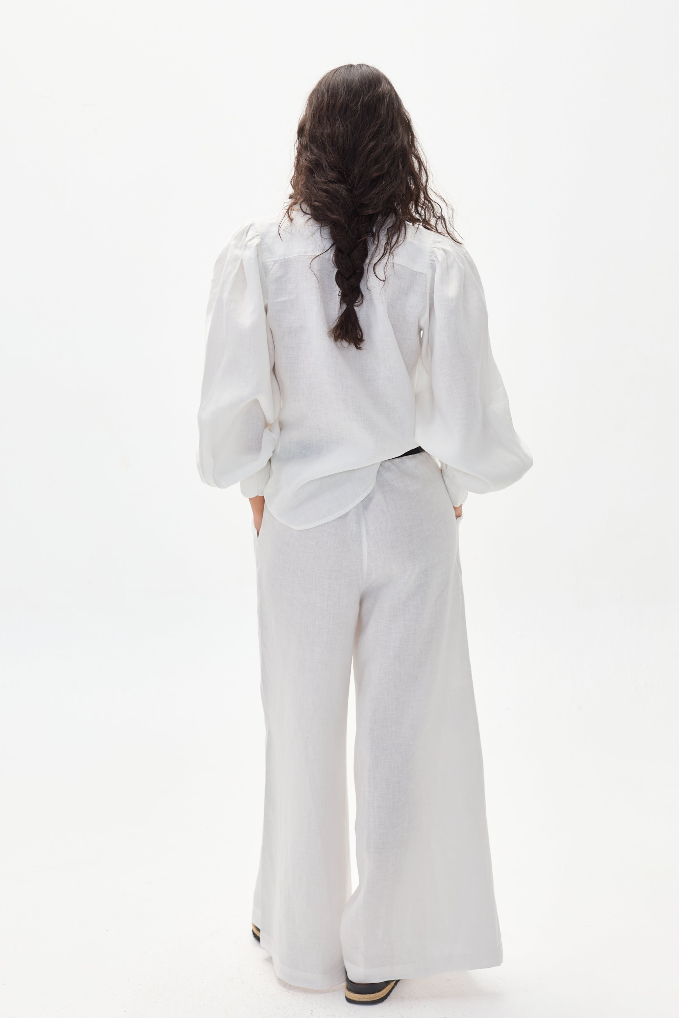 Camille Linen Shirt - Off White – Lanhtropy