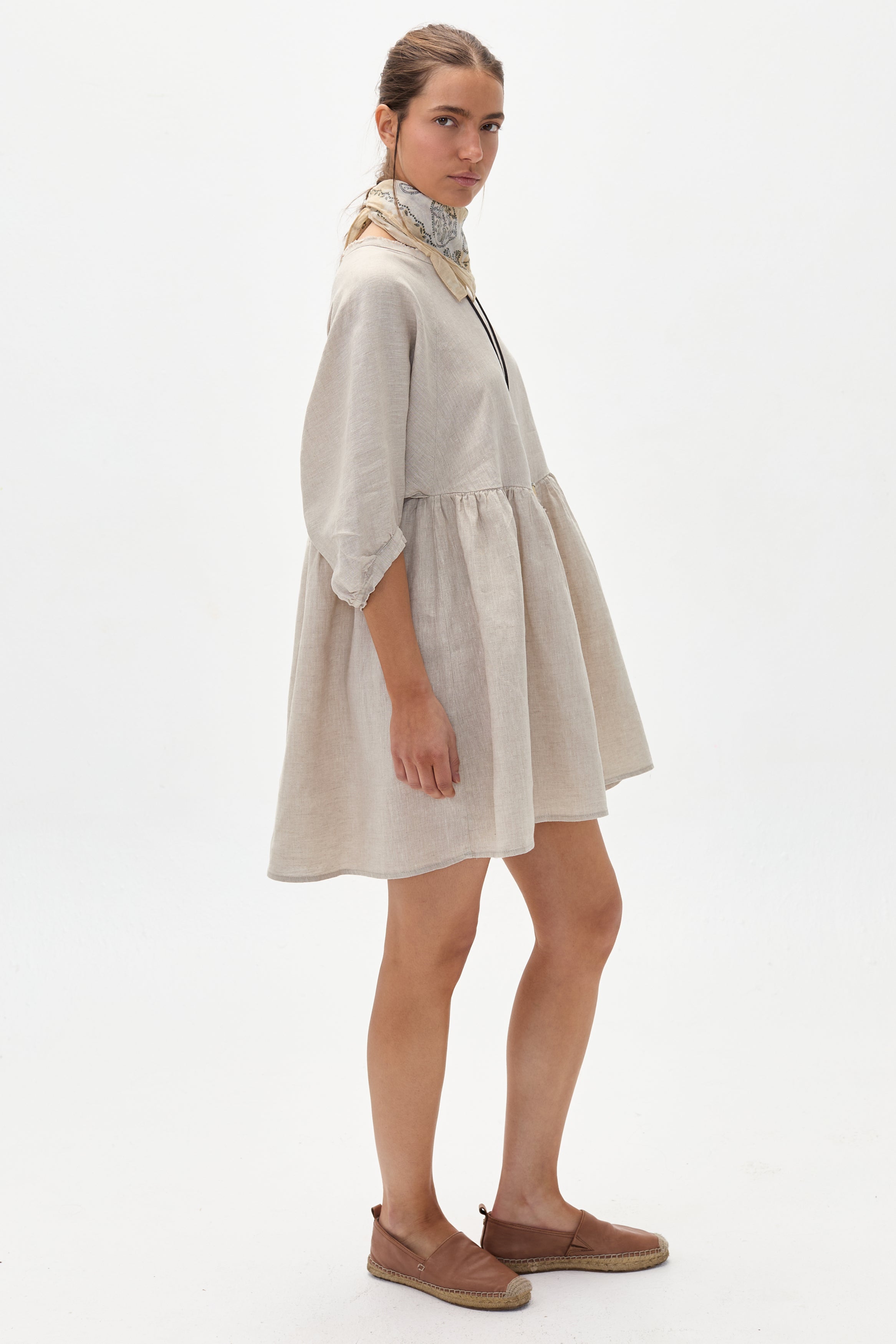 トップス apolina Exclusive CottonLoganshirt 2-3Y Apolina Dolores Tunic Top Woodland Floral Cream | BIEN BIEN
