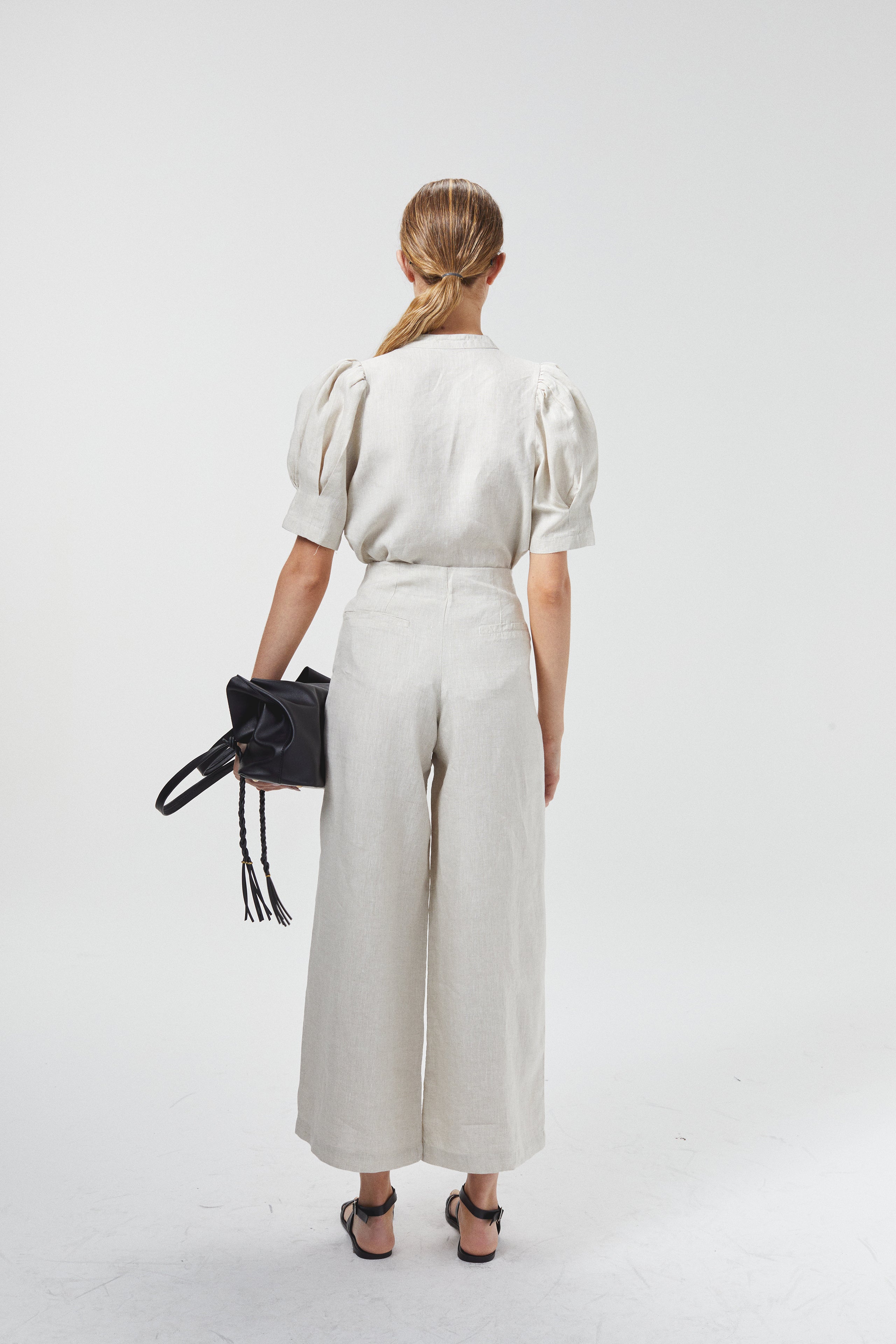 Culotte Linen Pants - Natural – Lanhtropy