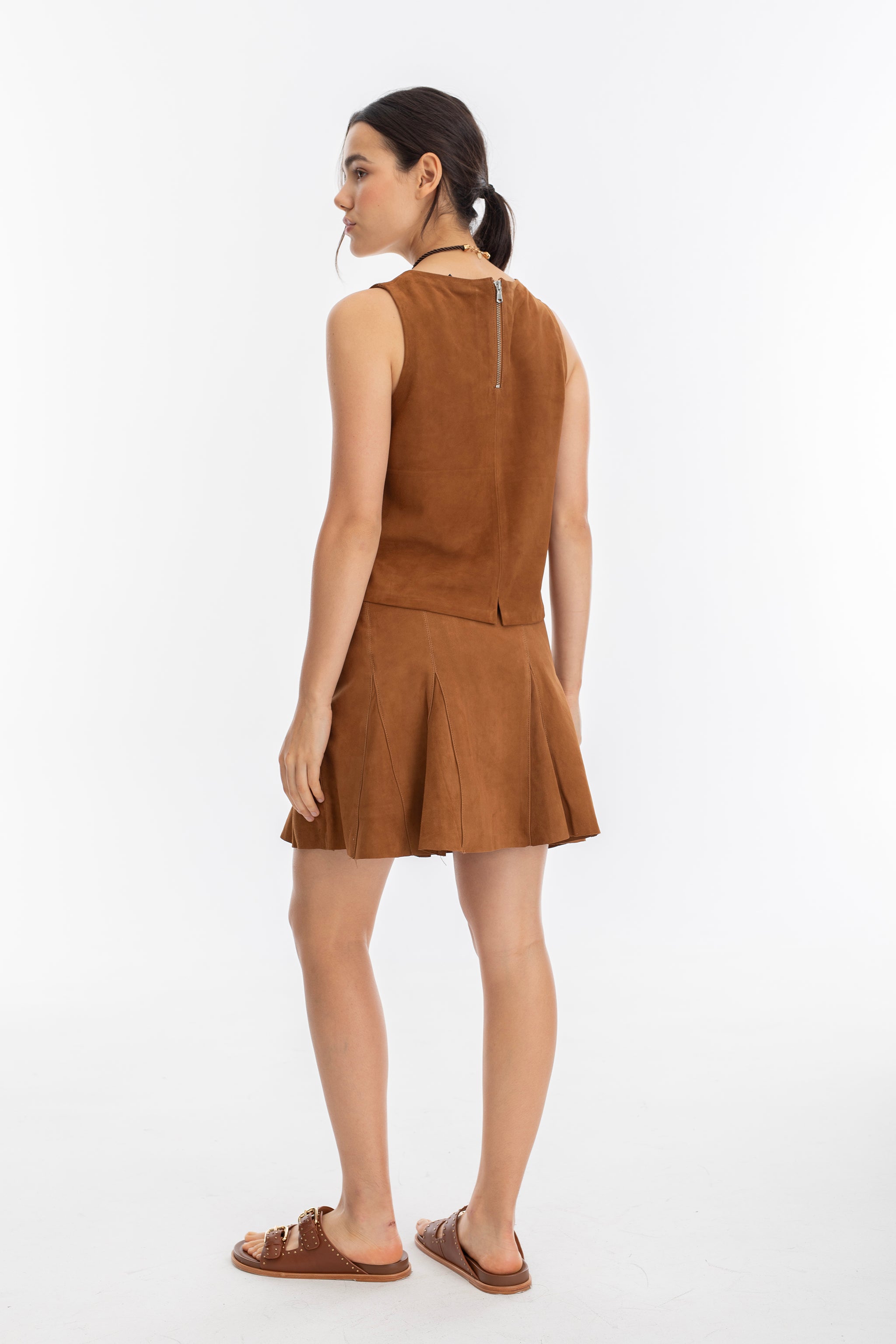 Vermont Suede Top - Tan – Lanhtropy