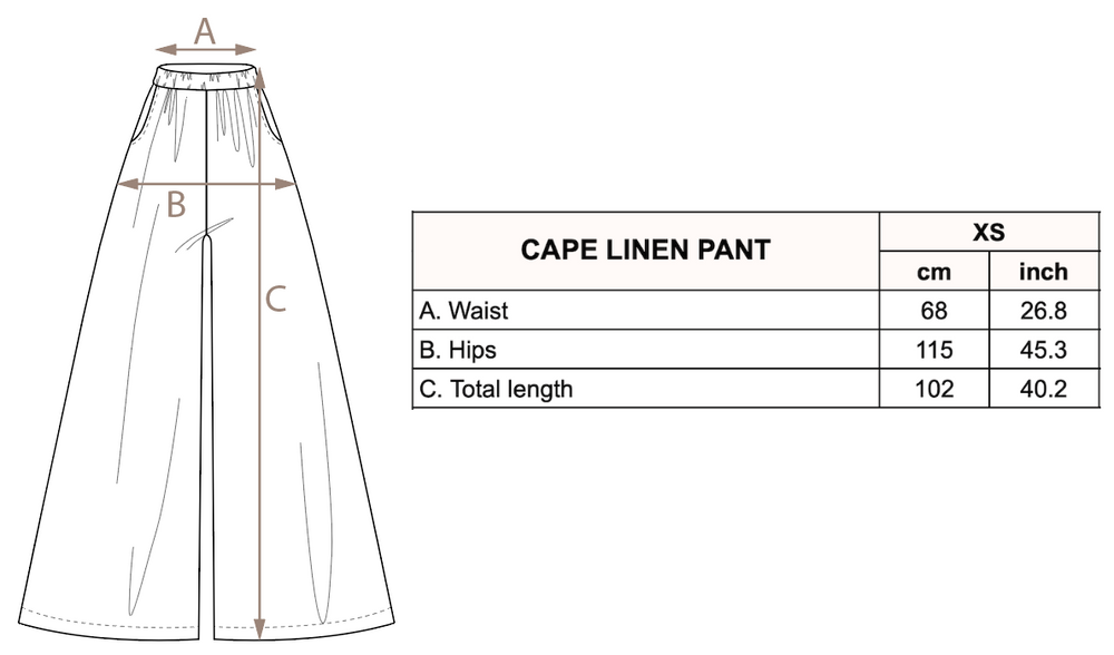 
                  
                    Cape Linen Pants - Brick
                  
                