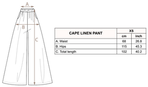 
                  
                    Cape Linen Pants - Brick
                  
                