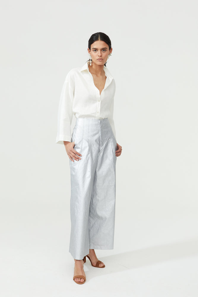 
                  
                    Culotte Pant - Silver
                  
                