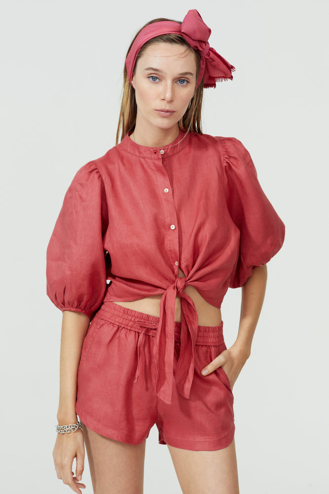 
                  
                    Elastic Shorts - Cherry
                  
                