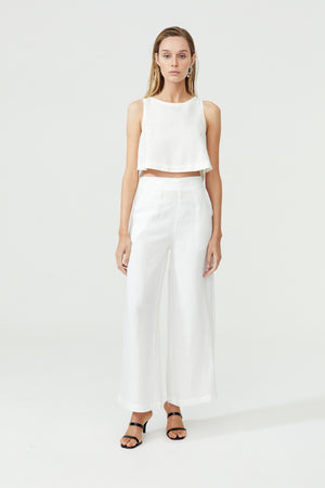 
                  
                    Halo Crop Top - White
                  
                