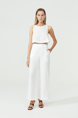 
                  
                    Halo Crop Top - White
                  
                