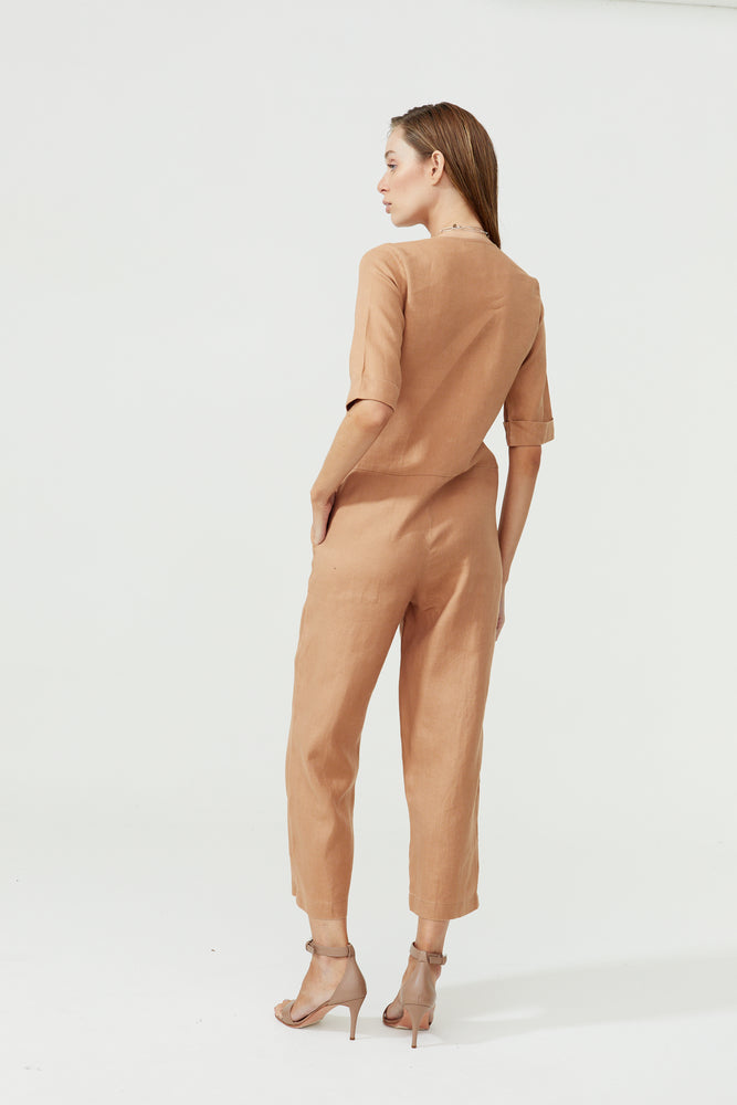 
                  
                    Mia Jumpsuit - Camel
                  
                