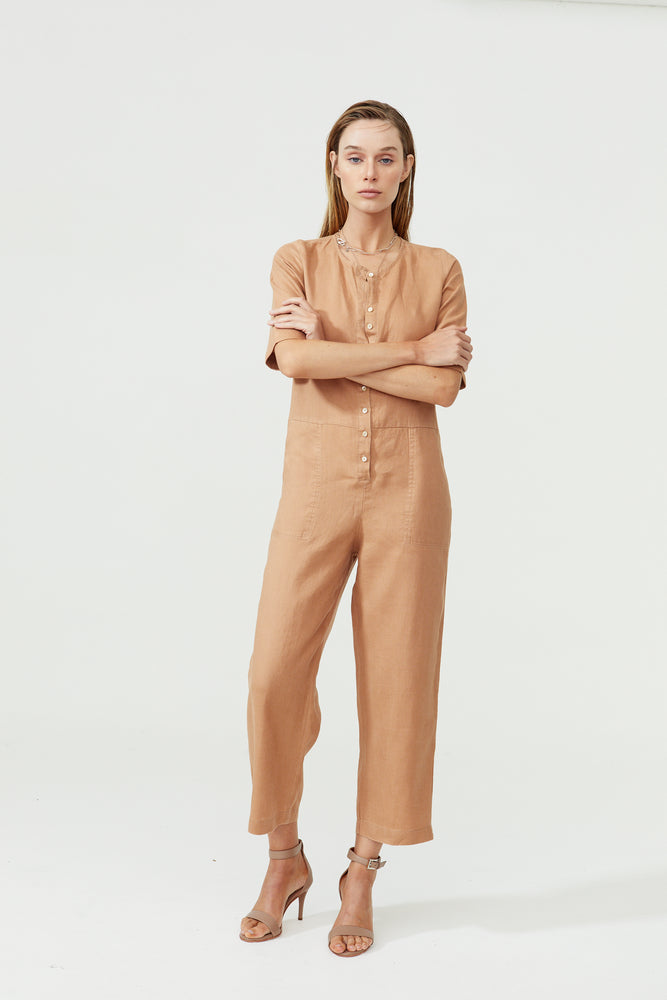 
                  
                    Mia Jumpsuit - Camel
                  
                