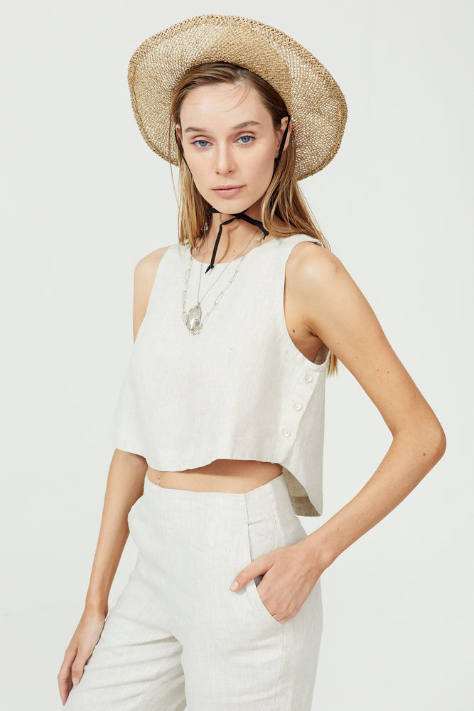 
                  
                    Halo Crop Top - Natural
                  
                