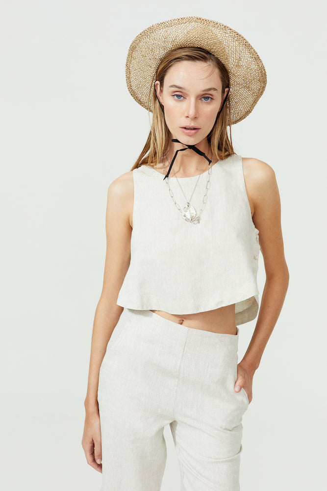 
                  
                    Halo Crop Top - Natural
                  
                