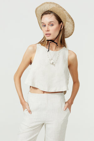 
                  
                    Halo Crop Top - Natural
                  
                