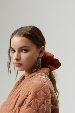 
                  
                    Alexa Linen Hair Srunchie - Brick
                  
                