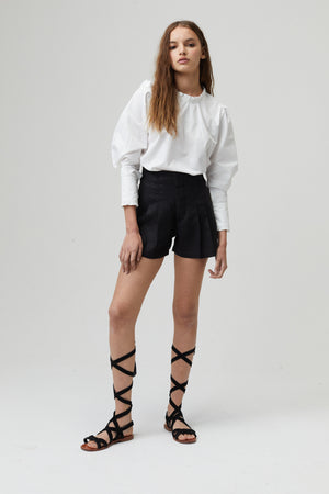 
                  
                    Jane Poplin Shirt - Off White
                  
                