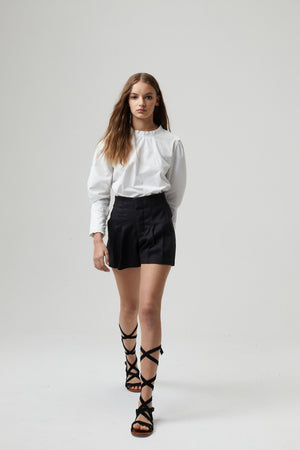 
                  
                    Jane Poplin Shirt - Off White
                  
                