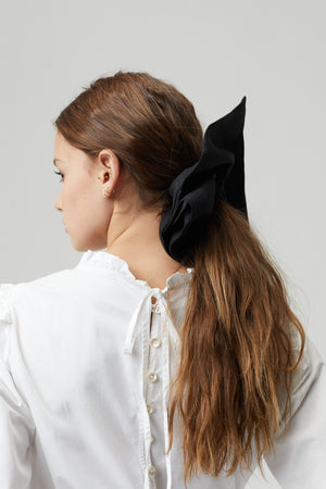 
                  
                    Alexa Linen Hair Scrunchie - Black
                  
                
