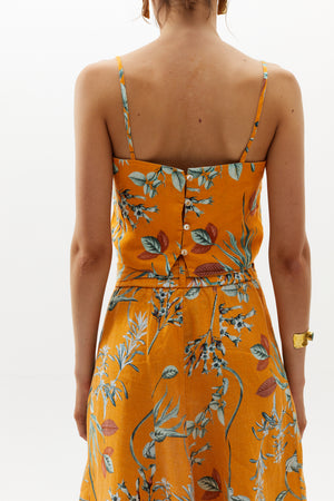 
                  
                    Mar Linen Crop Top - Sunshine
                  
                