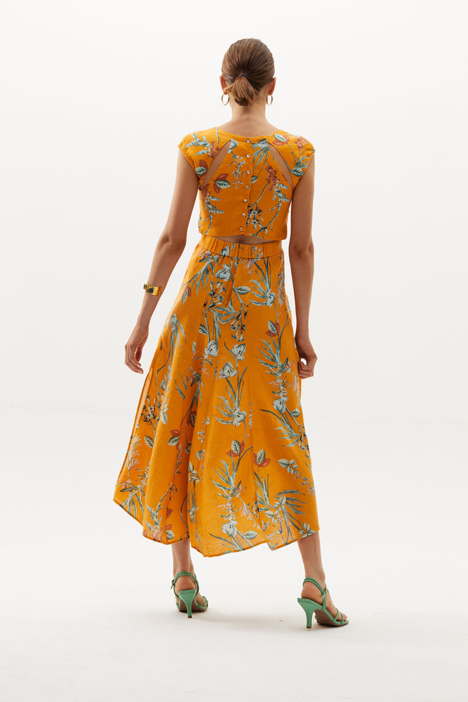 
                  
                    Pearl Linen Dress - Sunshine
                  
                