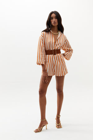 
                  
                    Lenox Shirt - Brick Stripes
                  
                