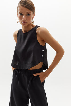 
                  
                    Halo Crop Top - Black
                  
                