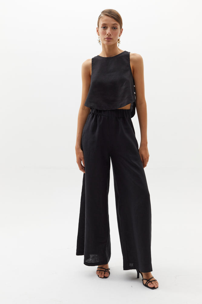 
                  
                    Halo Crop Top - Black
                  
                