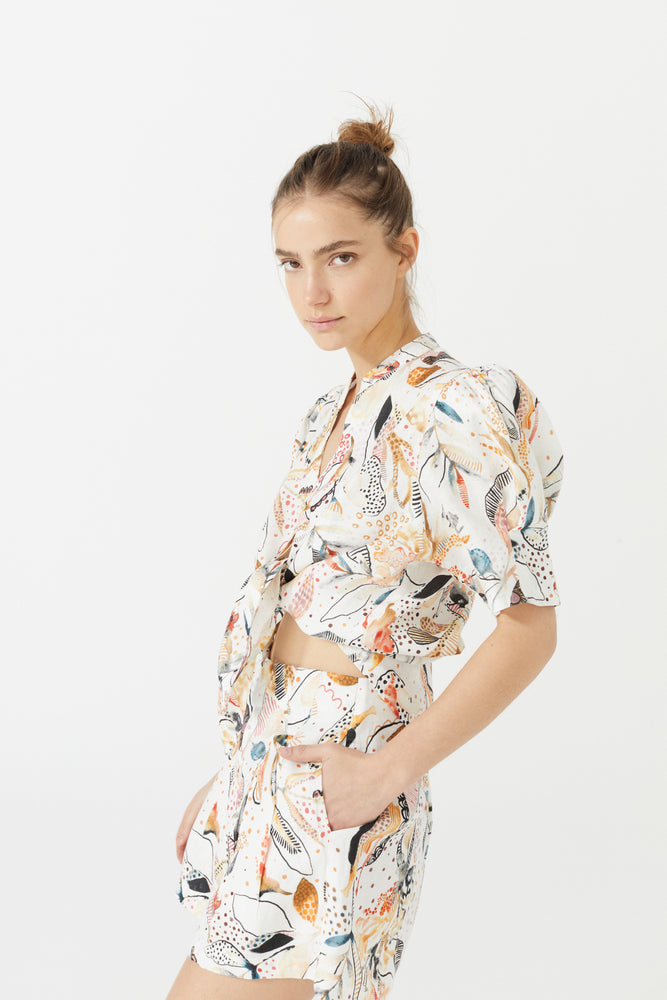 
                  
                    Athina Linen Shirt - Day Forest
                  
                