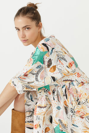 
                  
                    Alcala Linen Dress - Day Forest with Stars
                  
                