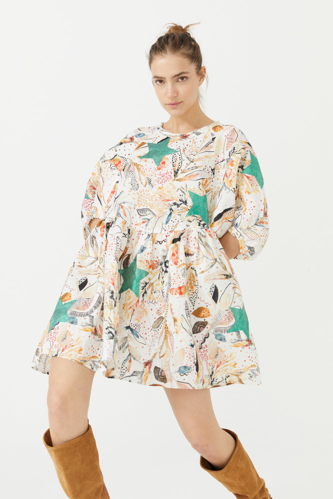 
                  
                    Alcala Linen Dress - Day Forest with Stars
                  
                