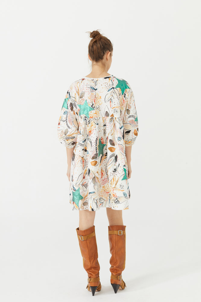 
                  
                    Alcala Linen Dress - Day Forest with Stars
                  
                