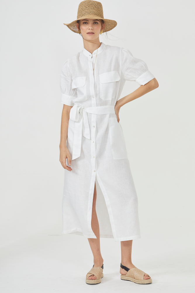 
                  
                    Safari Dress - White
                  
                