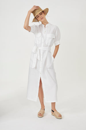 
                  
                    Safari Dress - White
                  
                