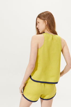 
                  
                    Track Linen Short - Pistachio
                  
                