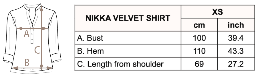 
                  
                    Nikka Velvet Shirt - Moss
                  
                